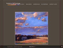 Tablet Screenshot of kathymcdonough.com
